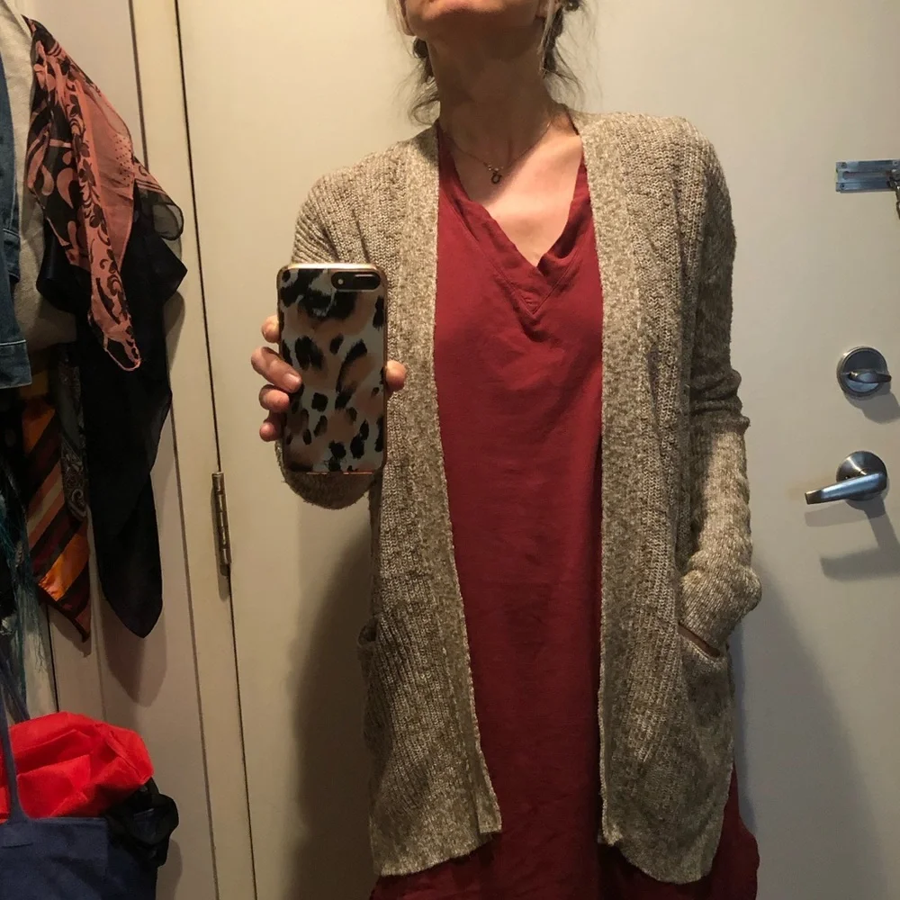 Banana Republic Cotton Nubbly Cardigan - Picture 2 of 10